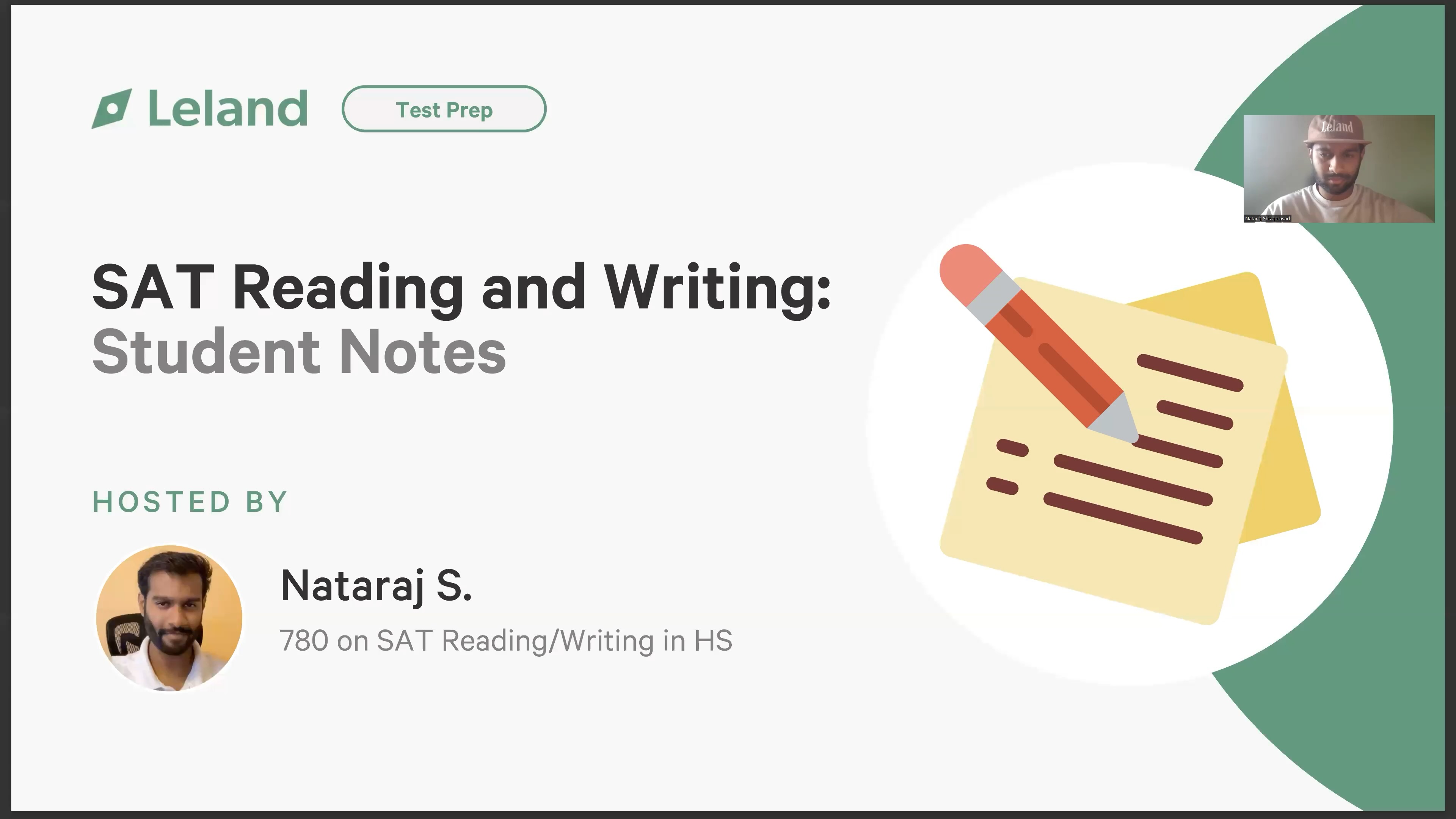 SAT Reading/Writing: Student Notes