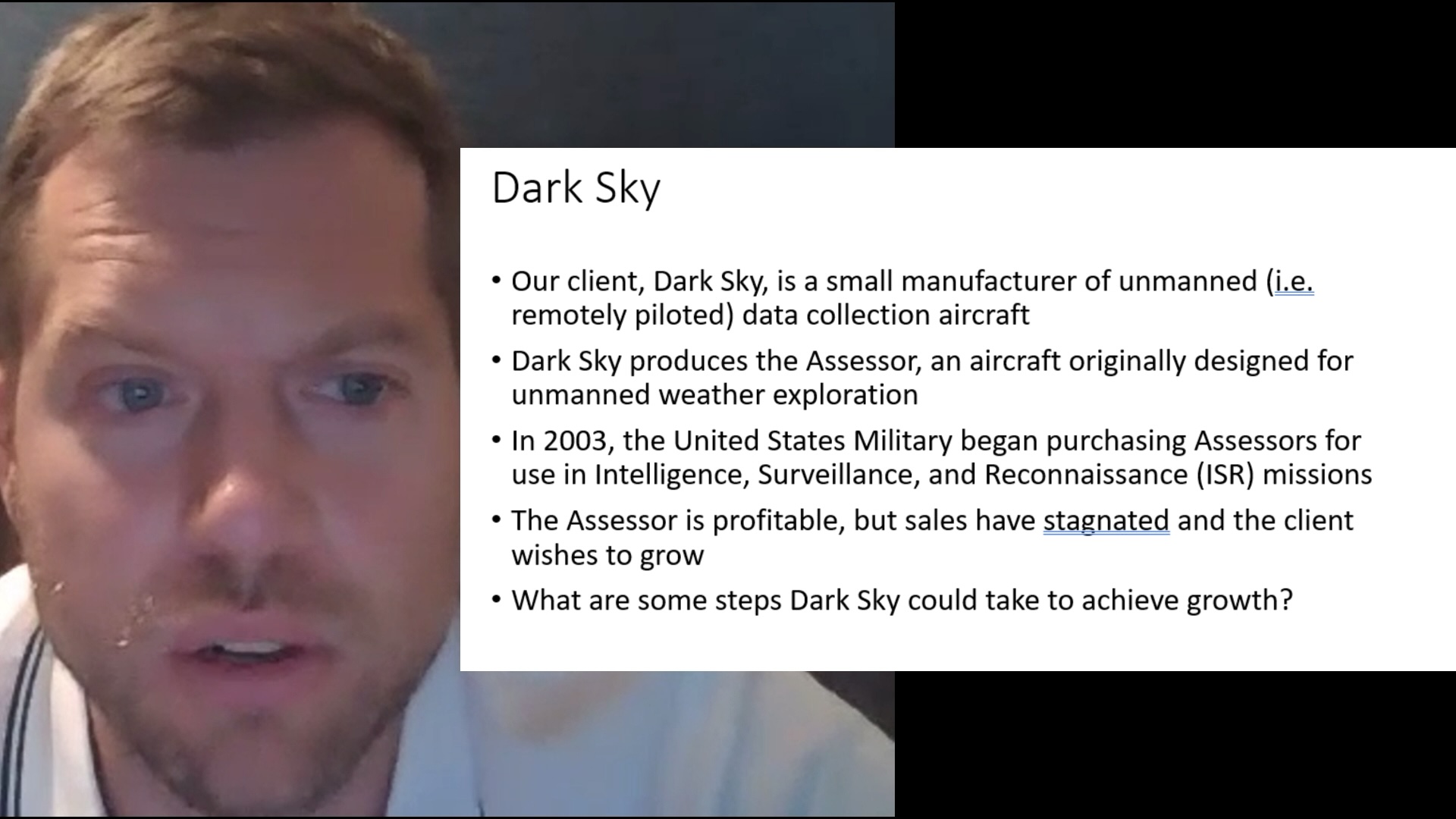 Dark Sky Mock Case Interview and Feedback