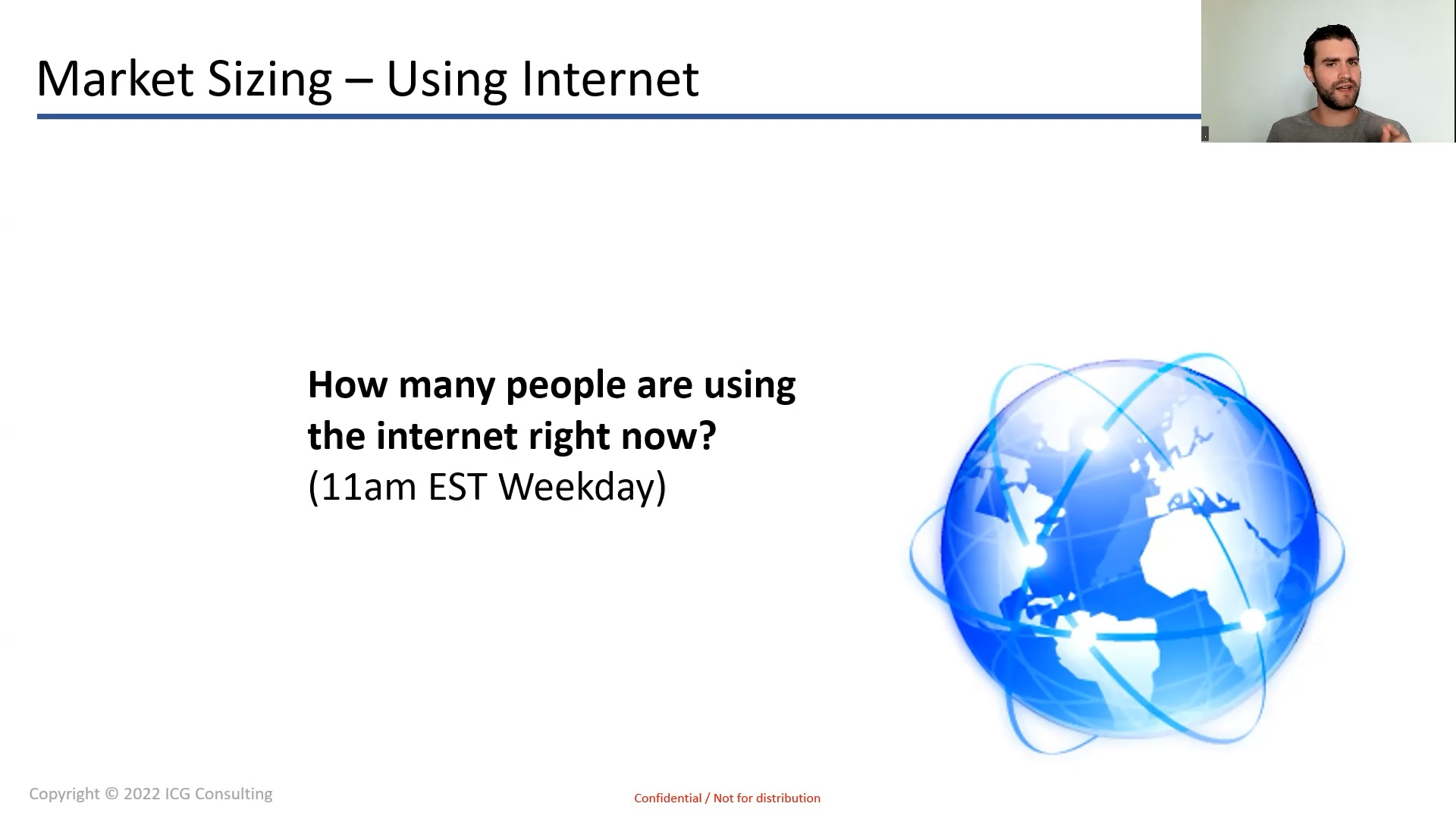 Market Sizing Walkthrough: Global Internet Users