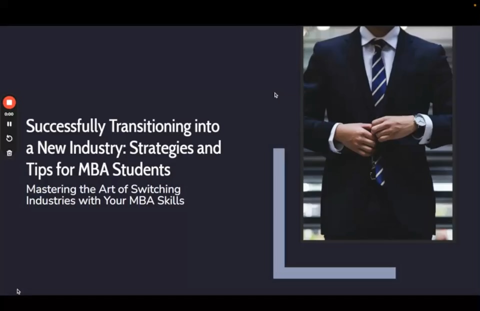 Successfully Transitioning to a New Industry Through Your MBA