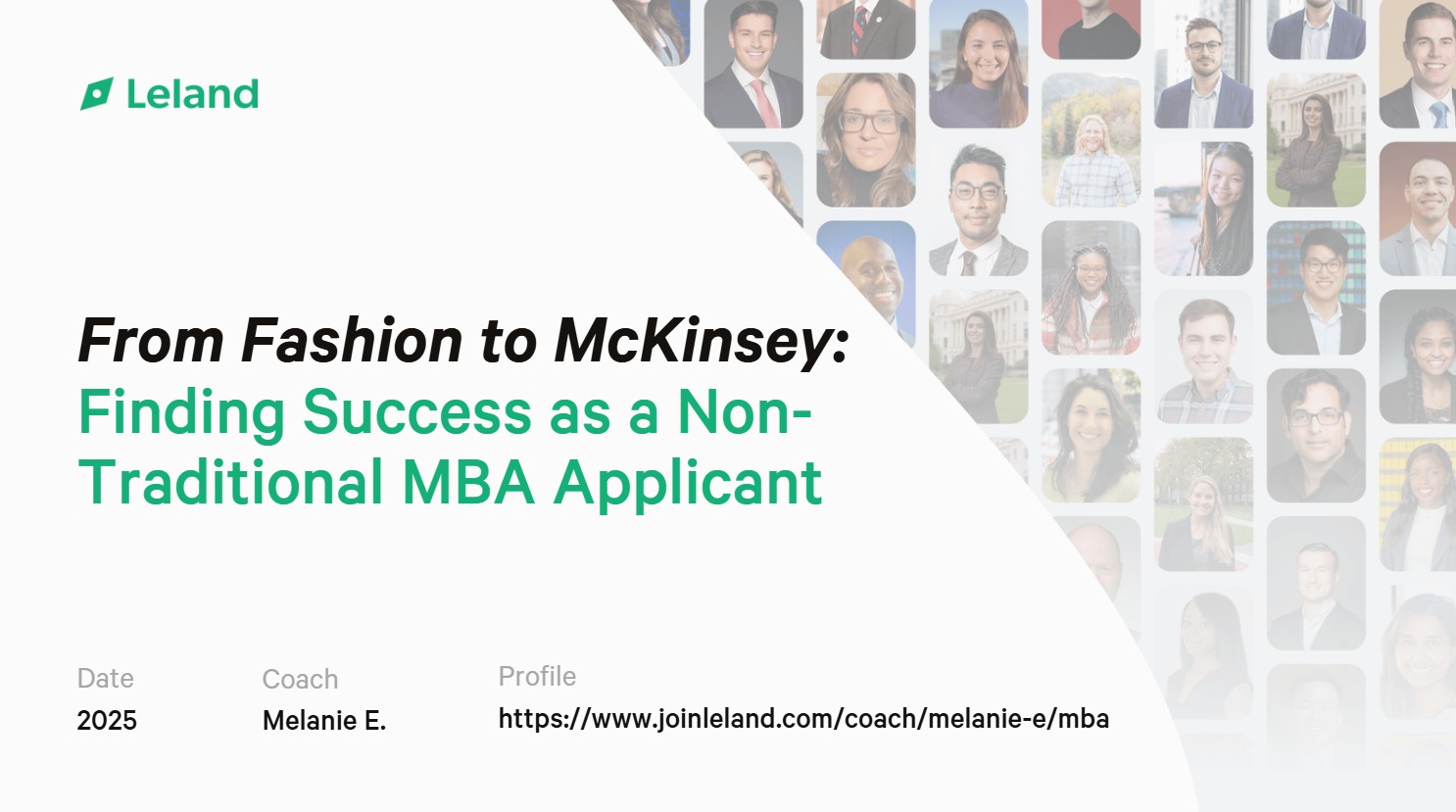 Finding Success as a Non-Traditional MBA Applicant