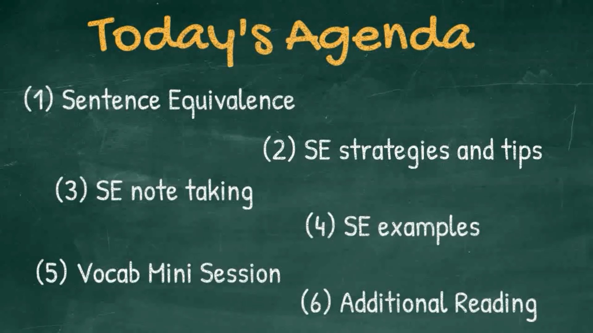 GRE Sentence Equivalence