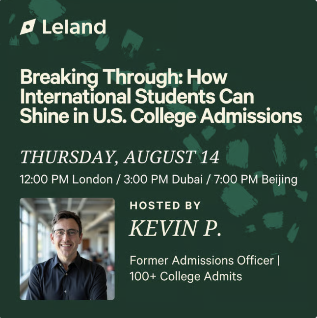 Breaking Through: How International Students Can Shine in U.S. College Admissions