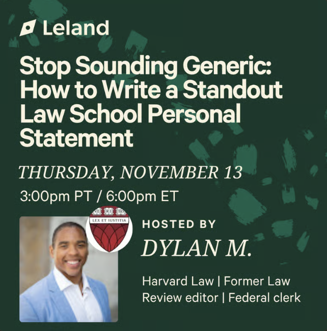 Stop Sounding Generic: How to Write a Standout Law School Personal Statement