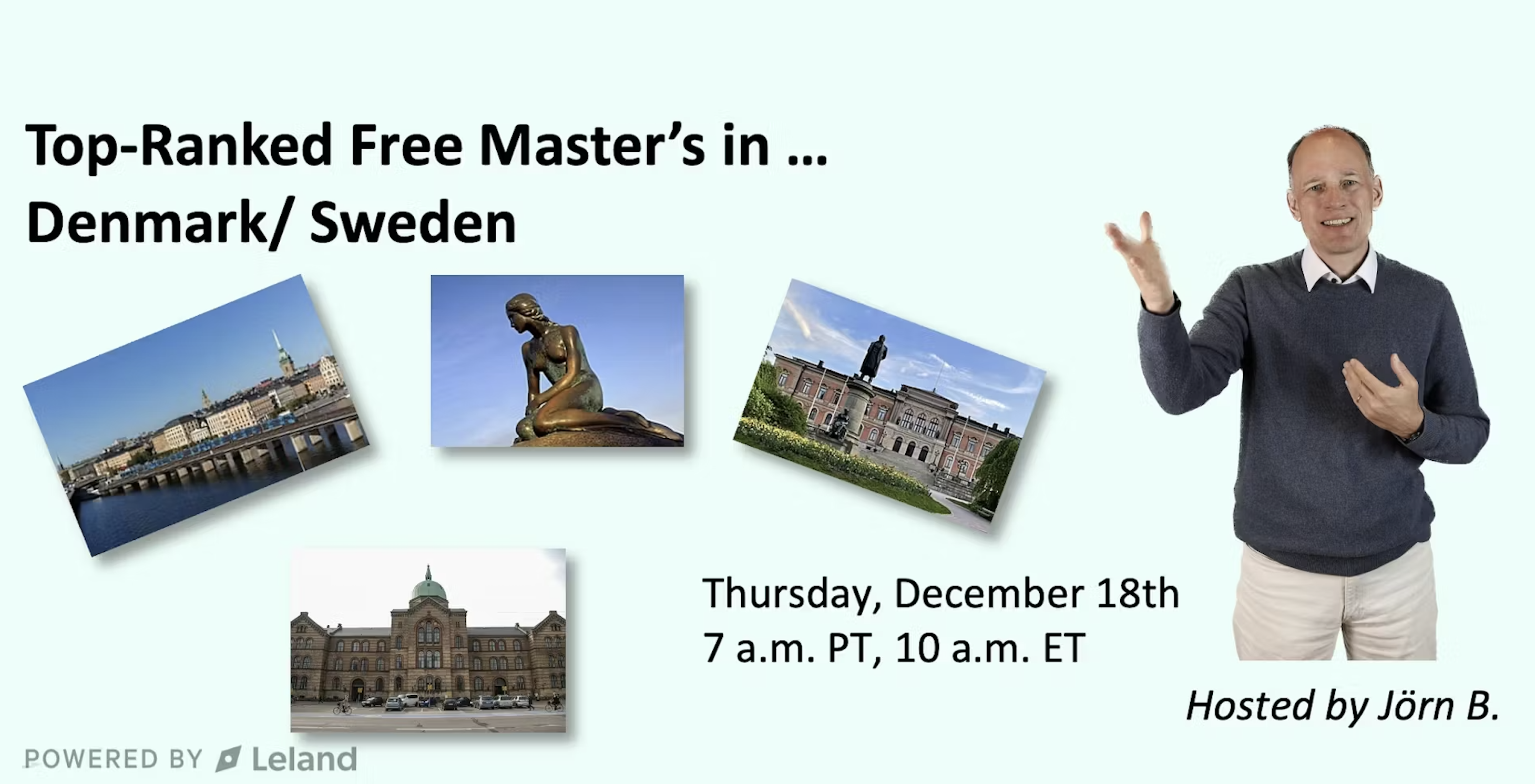 Top-Ranked Free Master’s in … Denmark and Sweden