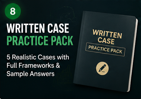 The Written Case Interview Playbook