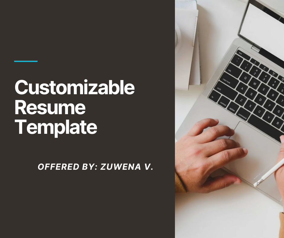Customizable Resume Template