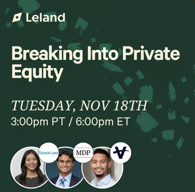 Breaking Into Private Equity