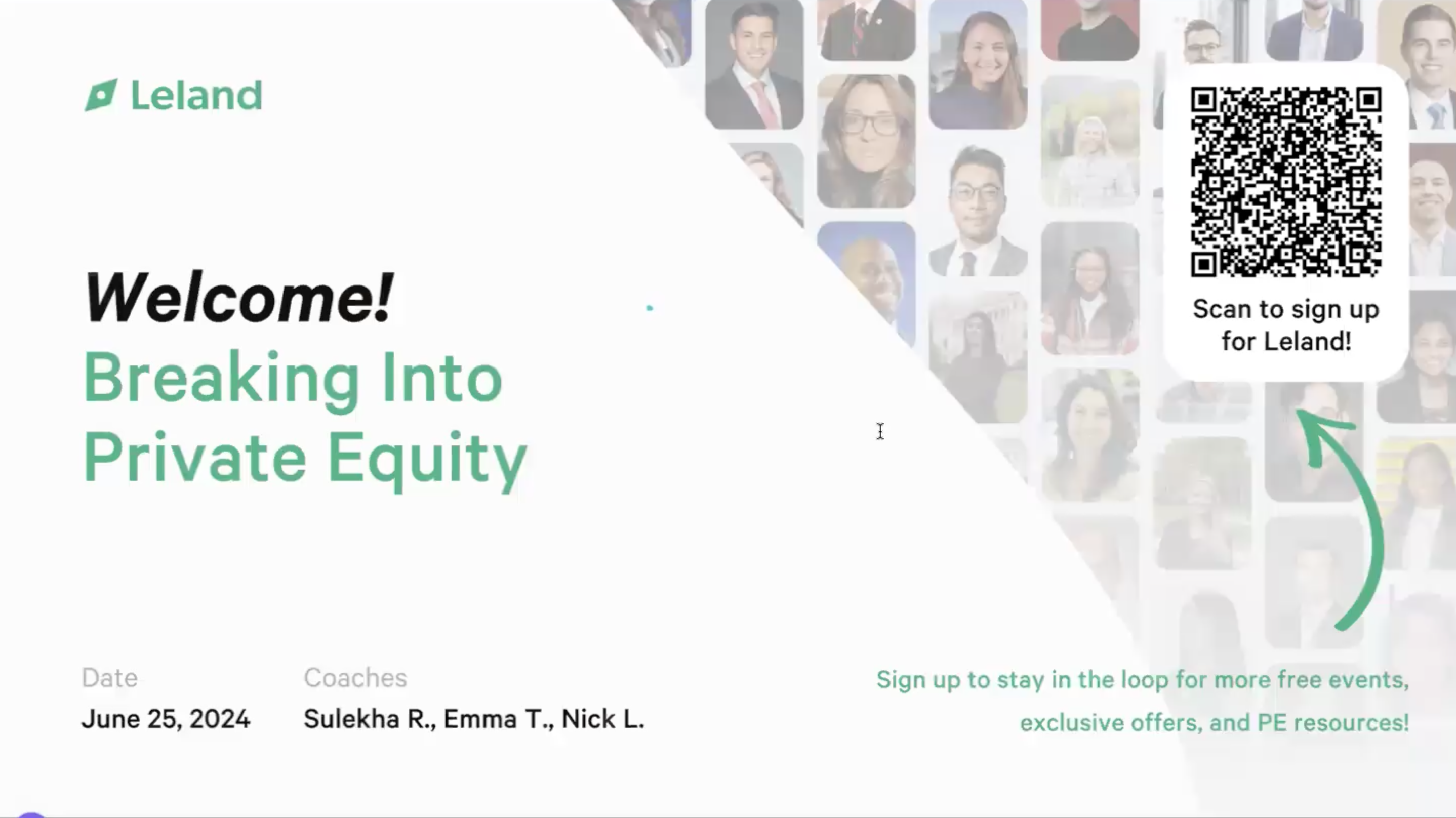 Breaking Into Private Equity Panel
