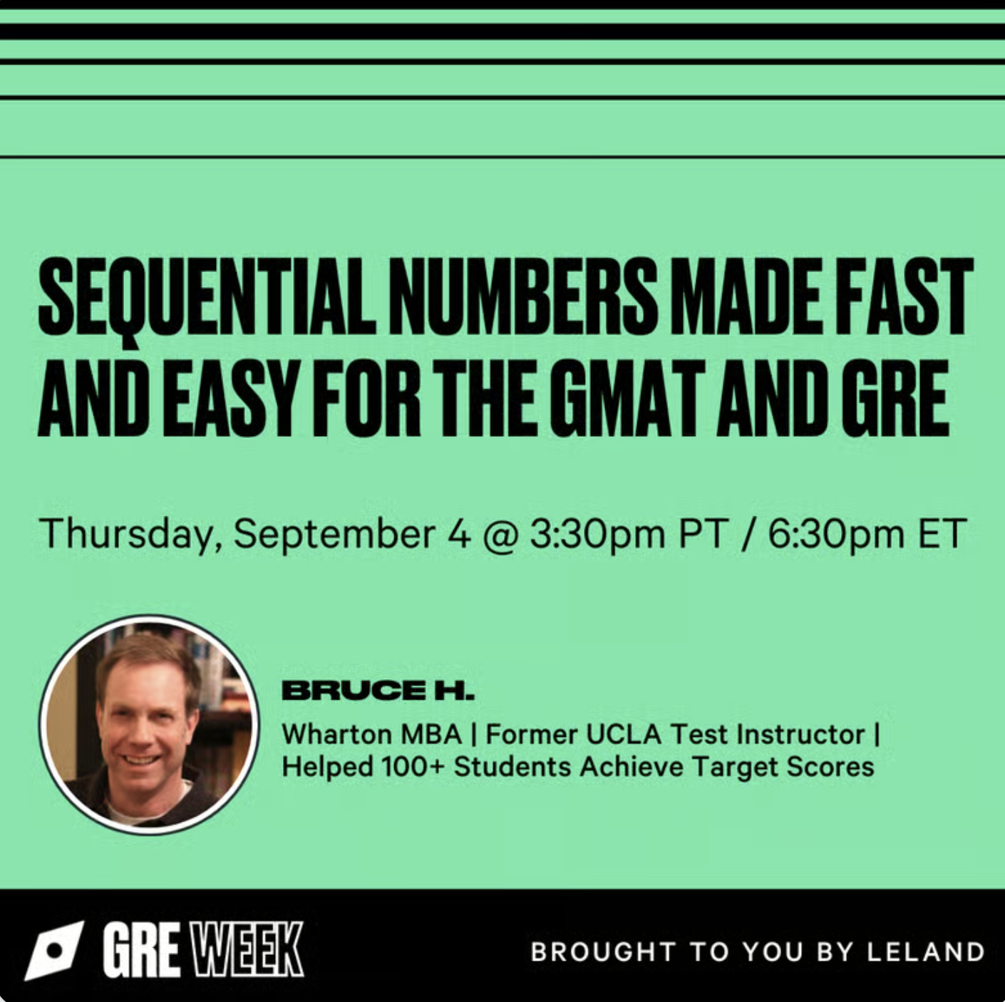 Sequential Numbers Made Fast and Easy for the GMAT and GRE