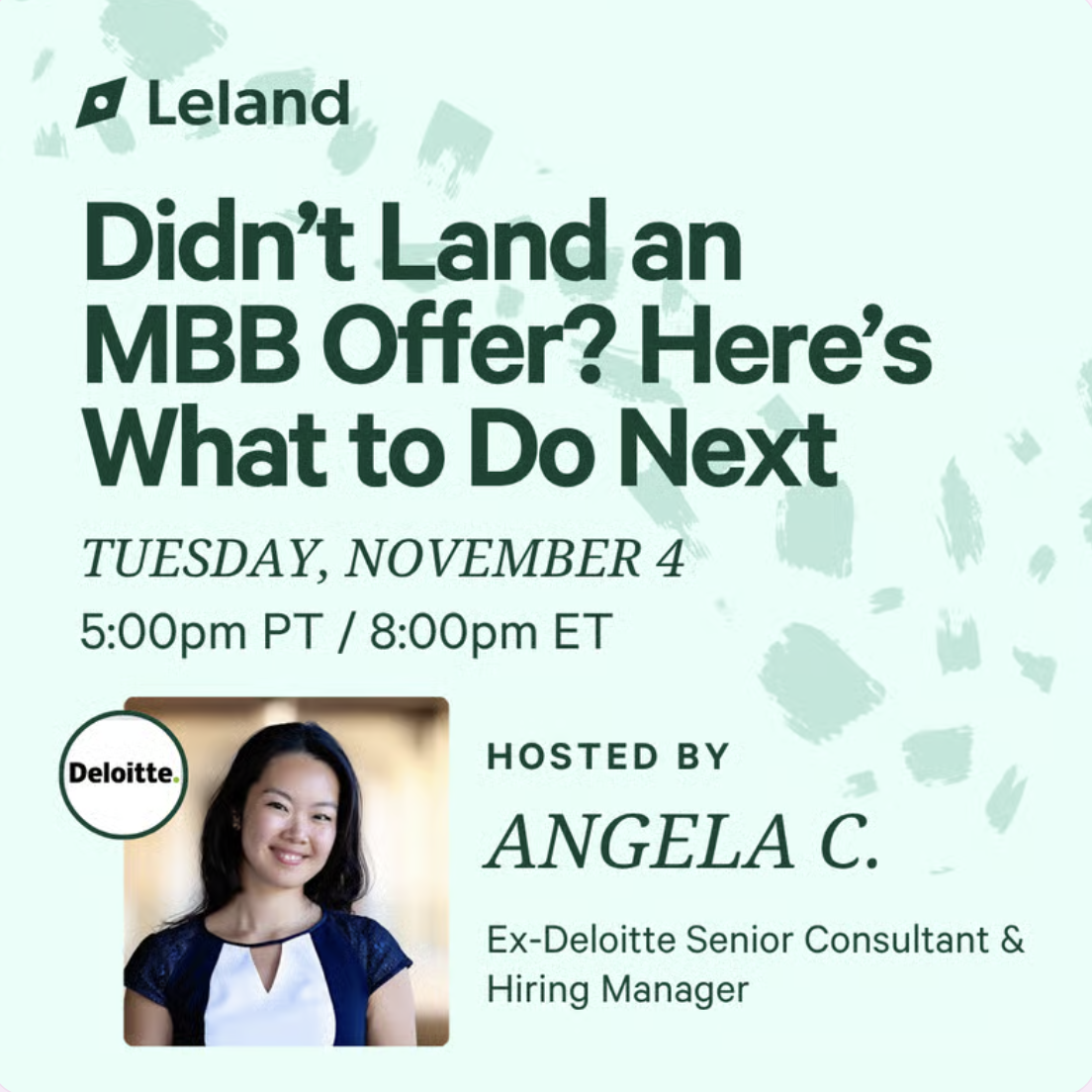 Didn’t Land an MBB Offer? Here’s What to Do Next