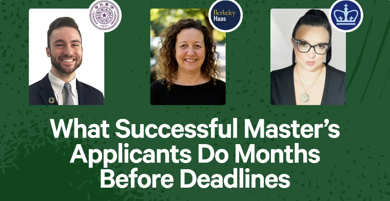 What Successful Master’s Applicants Do Months Before Deadlines