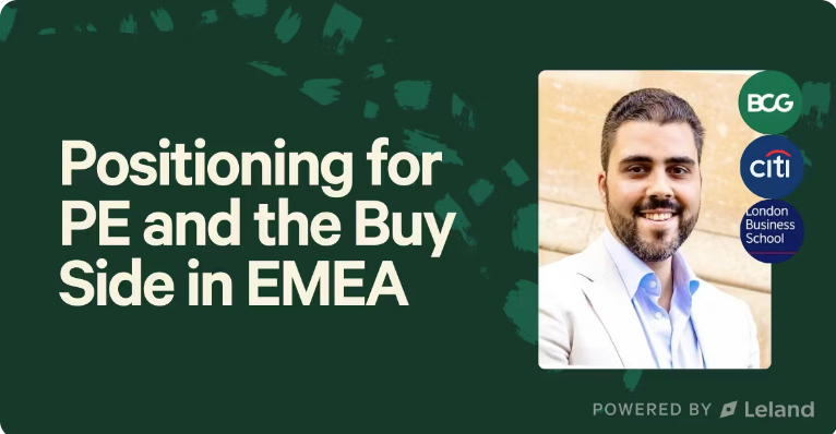 Positioning for PE and the Buy Side in EMEA