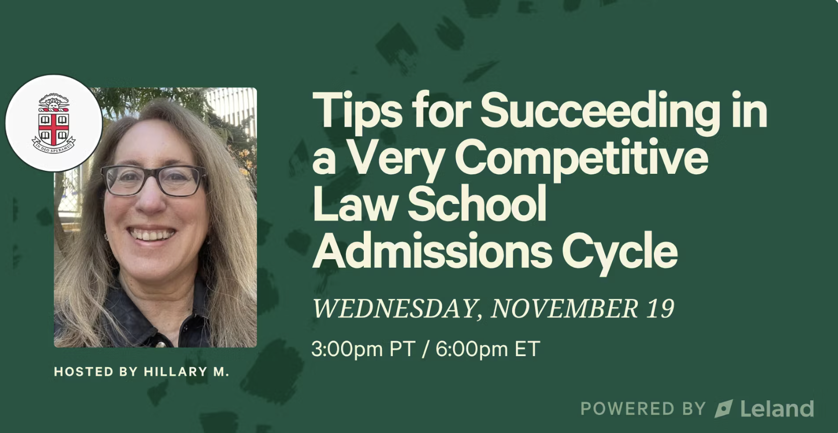 Tips for succeeding in a very competitive law school admissions cycle