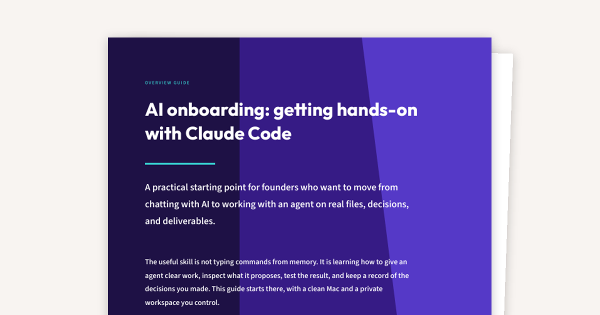 AI agent onboarding: getting hands-on with Claude Code and Codex