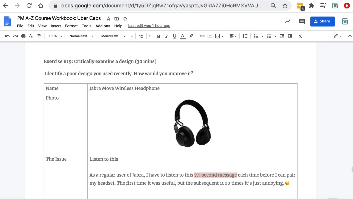 Content preview