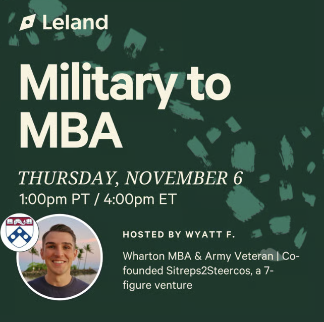 Military to MBA