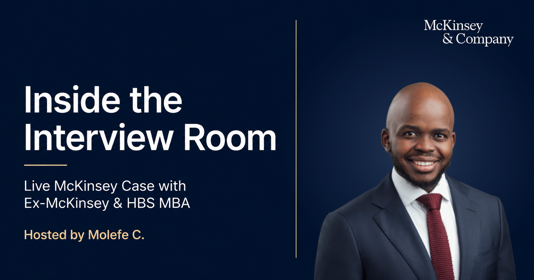 Inside the Interview Room: Live McKinsey Case, Ex-McKinsey & HBS MBA