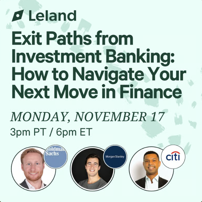 Exit Paths from Investment Banking: How to Navigate Your Next Move in Finance