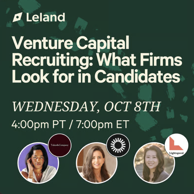 Venture Capital Recruiting: What Firms Look for in Candidates