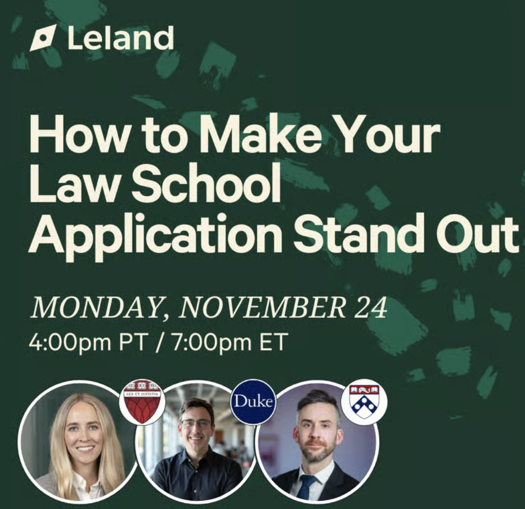 How to Make Your Law School Application Stand Out