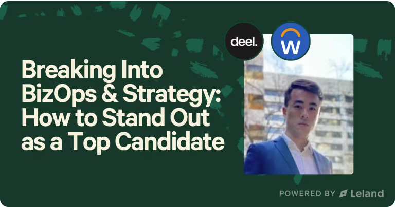Breaking Into BizOps & Strategy: How to Stand Out as a Top Candidate