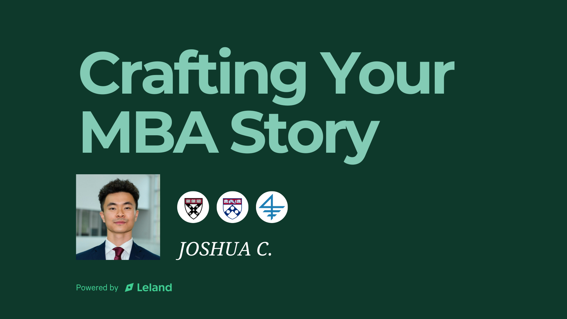 Craft Your MBA Story