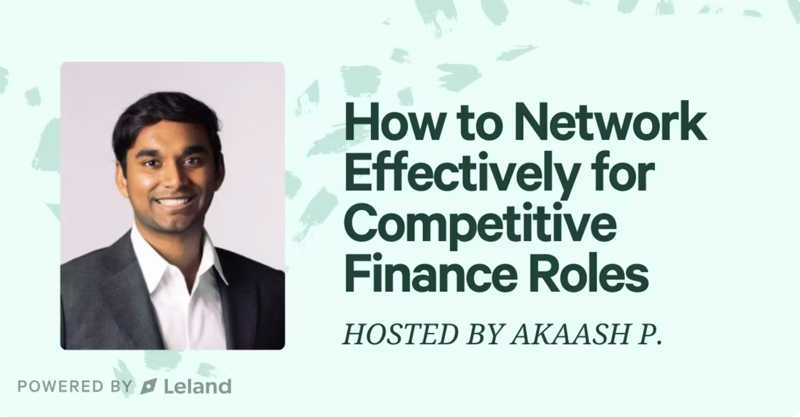 How to Network Effectively for Competitive Finance Roles