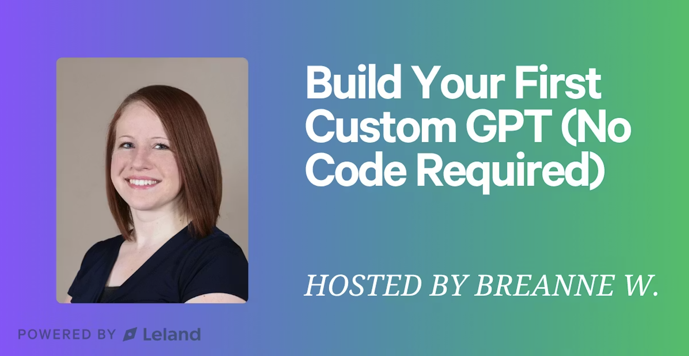 Build Your First Custom GPT (No Code Required)