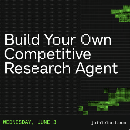 Build Your Own Competitive Research Agent