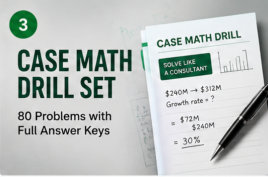 Case Math Mastery: 80 Drills to Think Like a Consultant