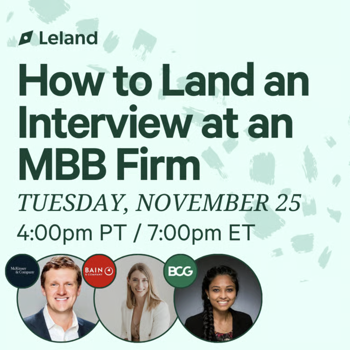 How to Land an Interview at an MBB Firm