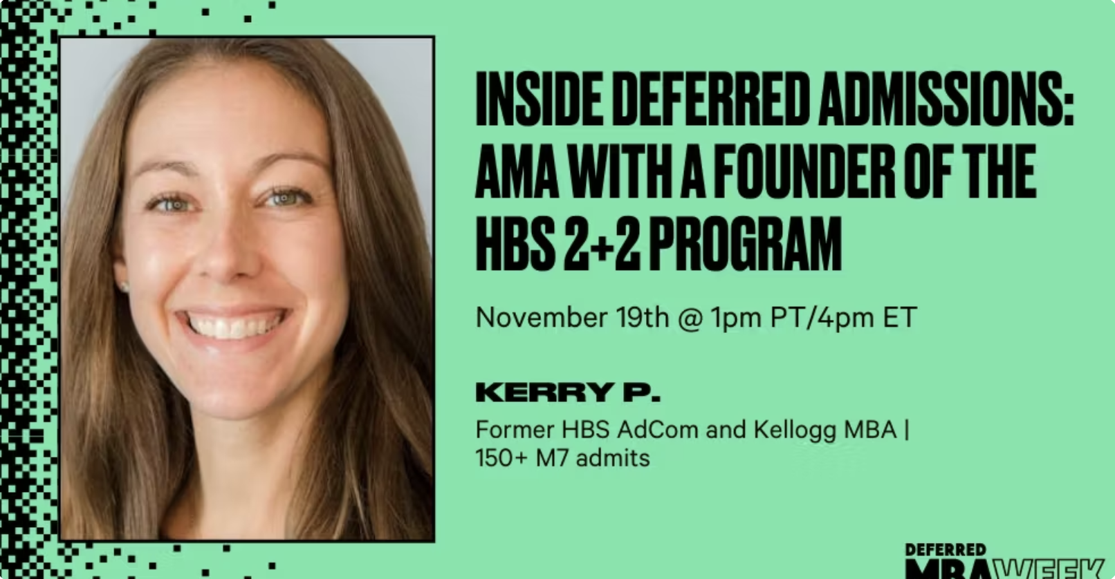 Inside Deferred Admissions: AMA with a Founder of the HBS 2+2 Program