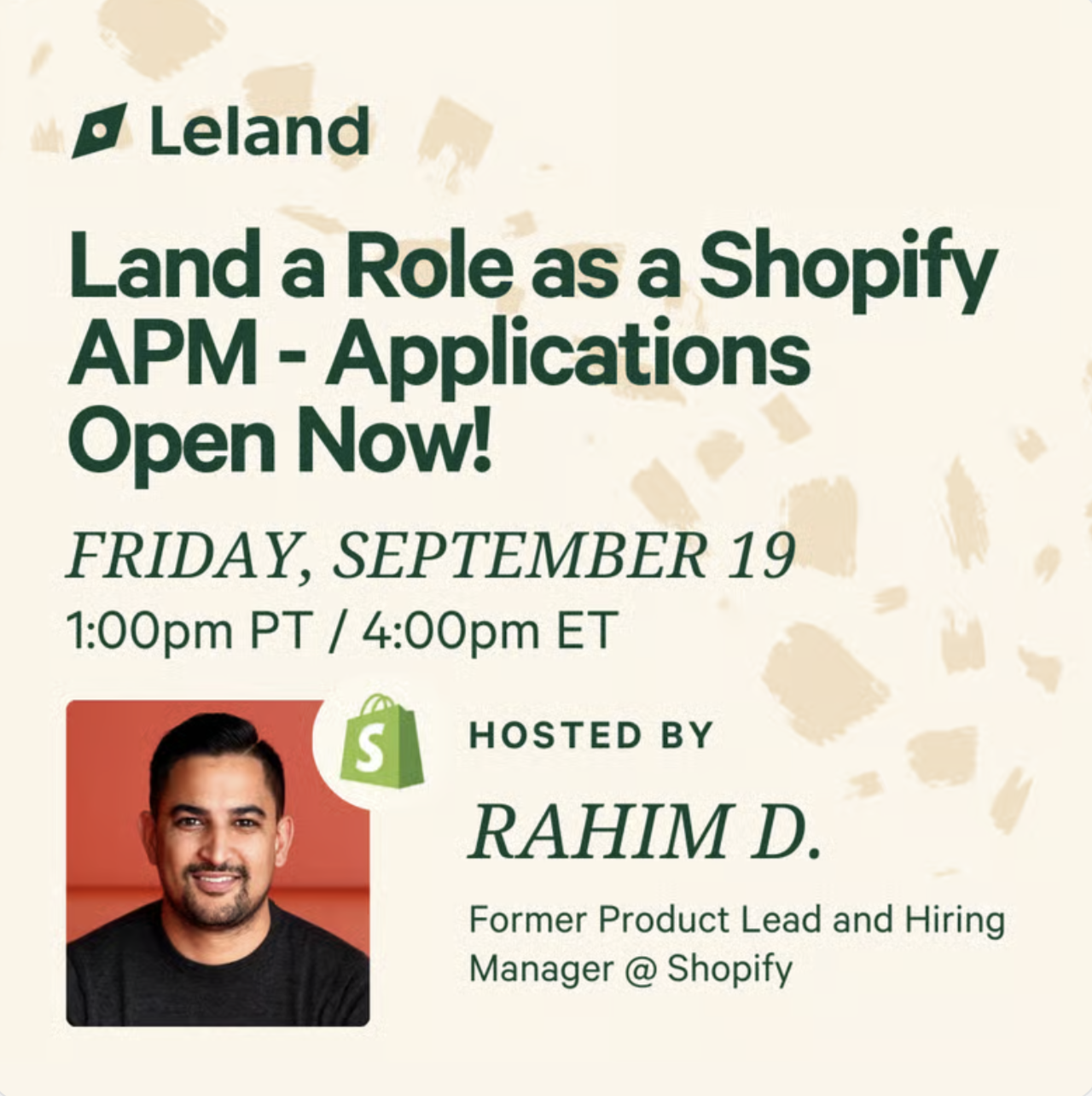 Land a Role as a Shopify APM - Applications Open Now