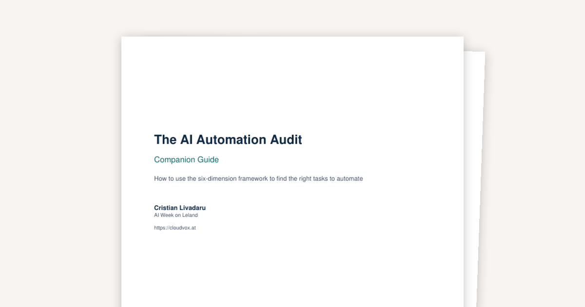 AI Audit Worksheet and Guide