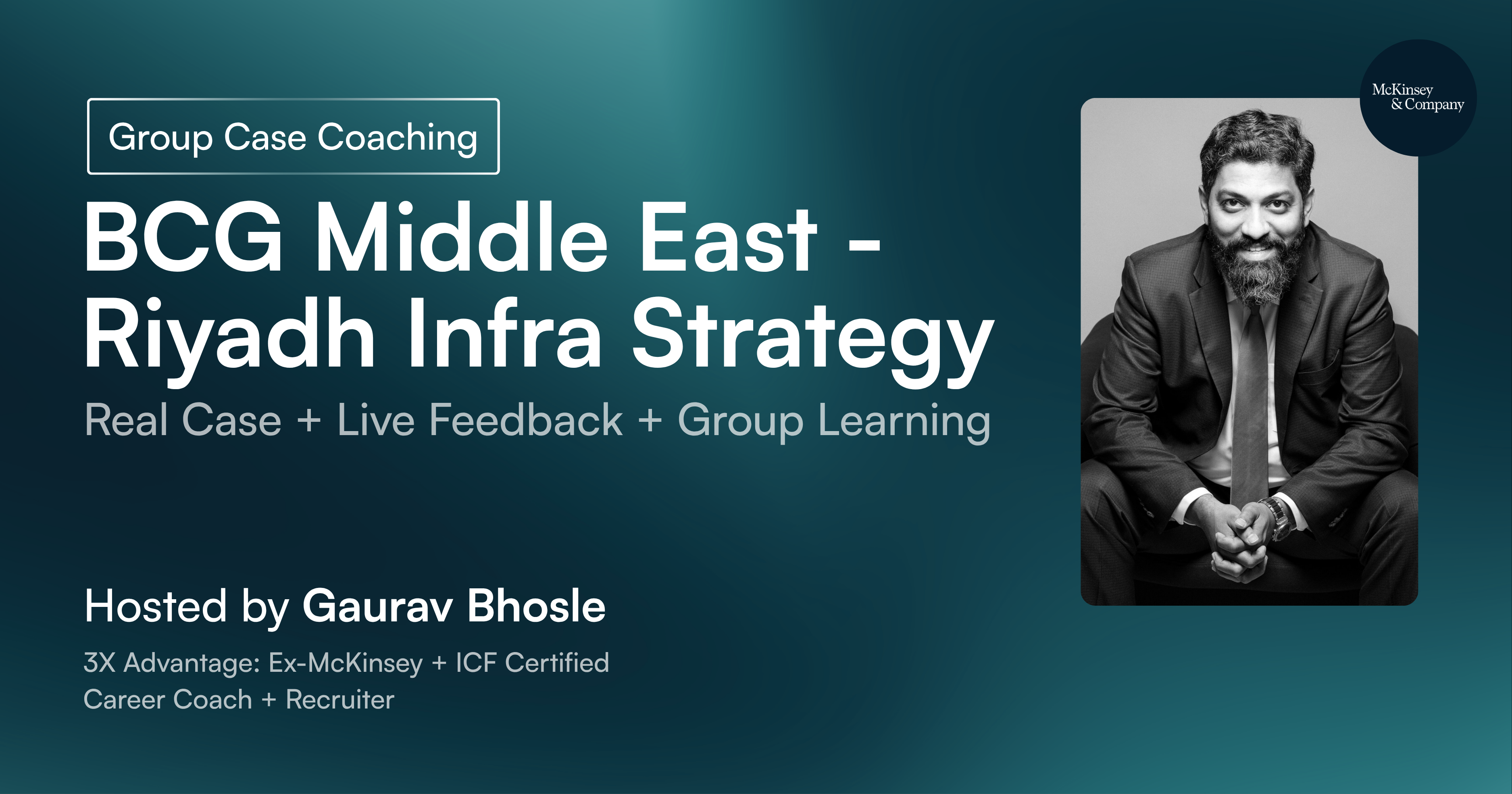 Group Case Coaching - BCG Middle East - Riyadh Infra Strategy