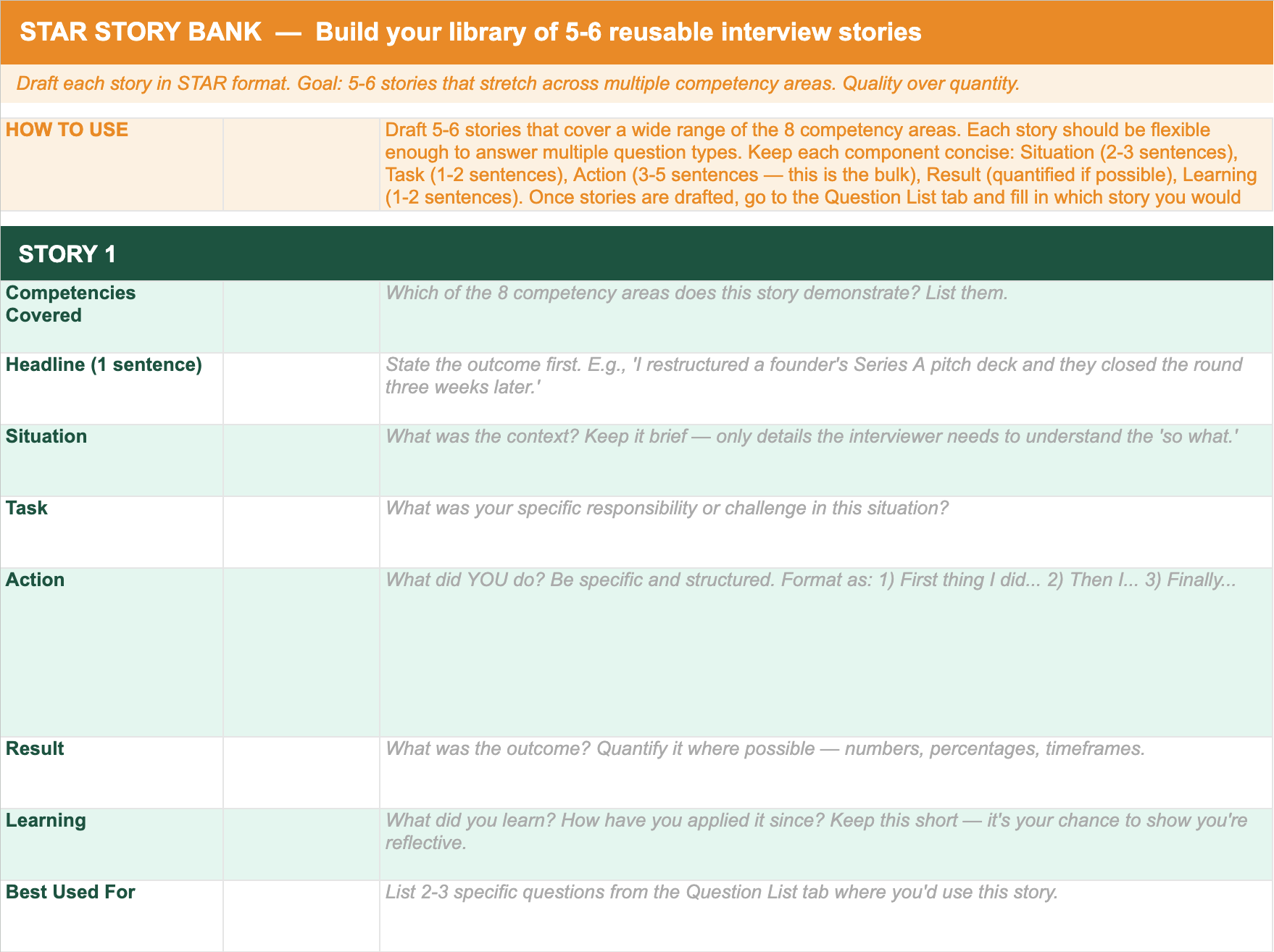 Behavioral Answer Tool