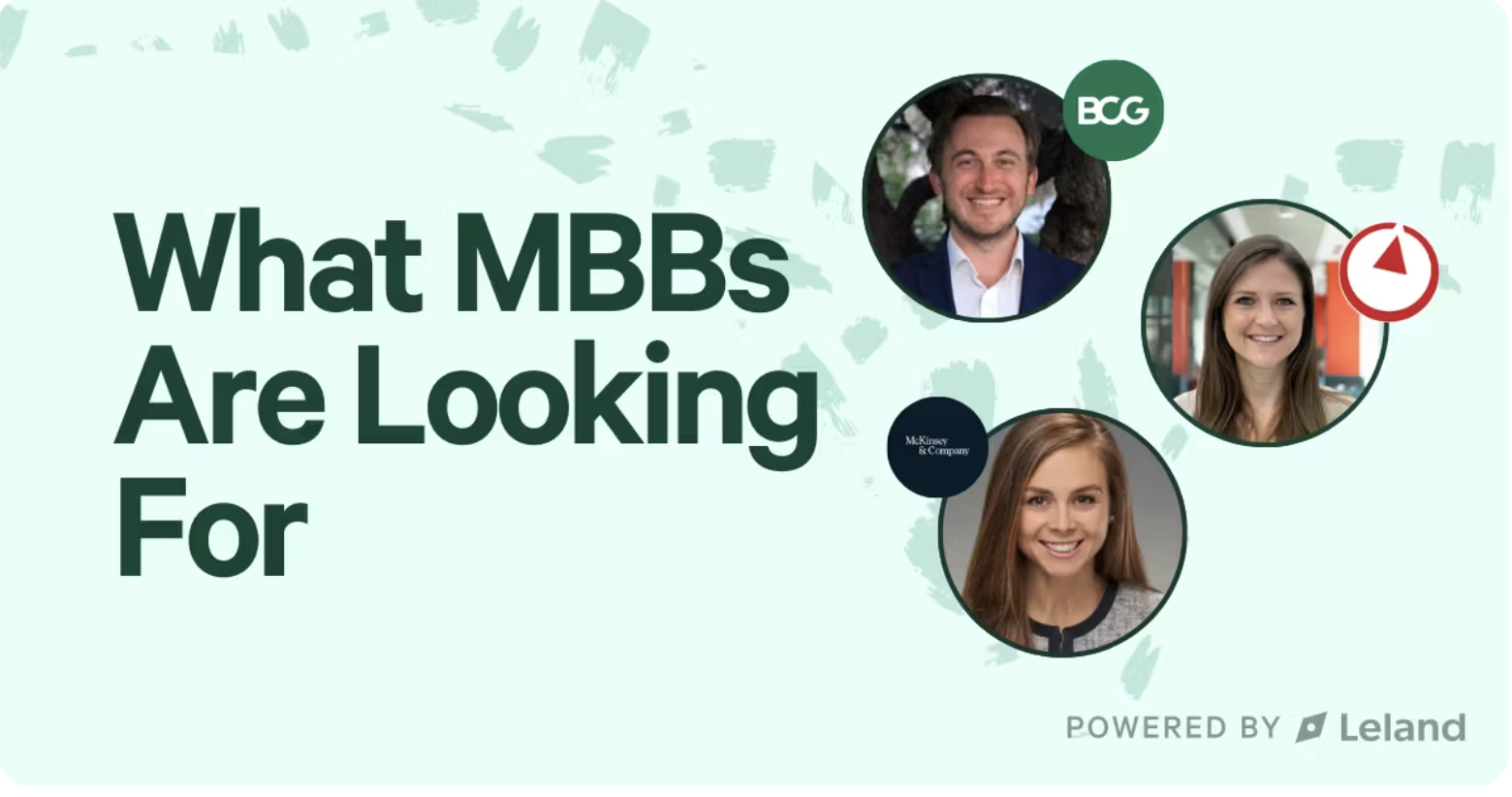 What MBBs Are Looking For