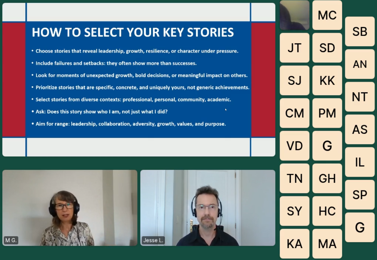 8 Steps to Complete MBA App: 2) Key Stories/Strategic School Outreach