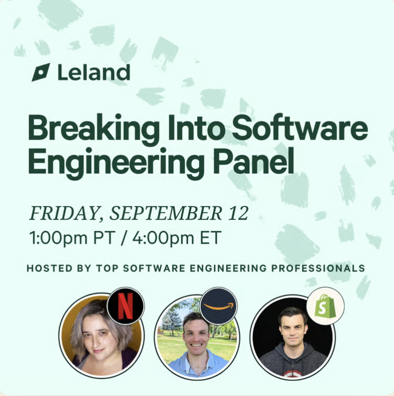 Breaking Into Software Engineering Panel