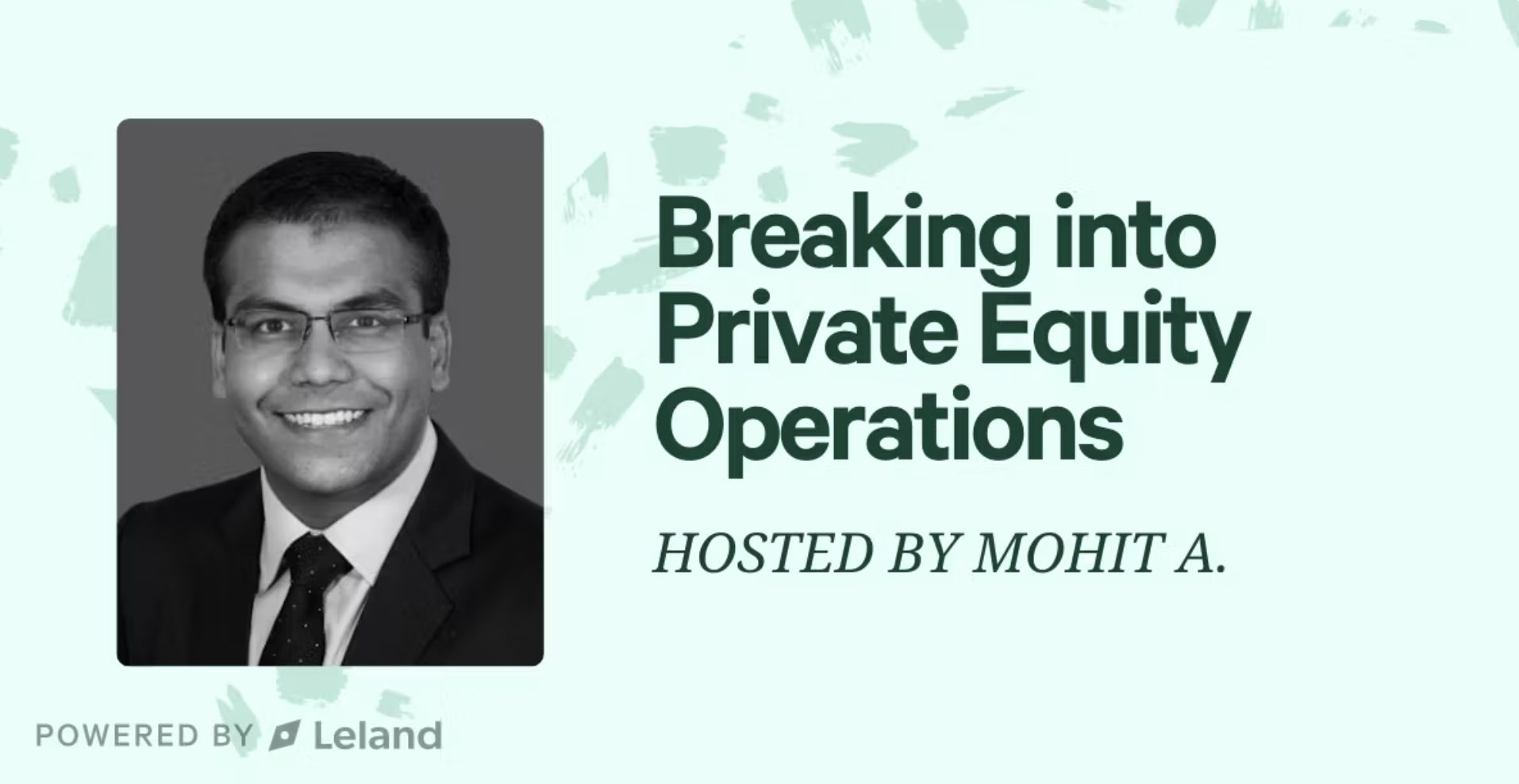 Breaking into Private Equity Operations
