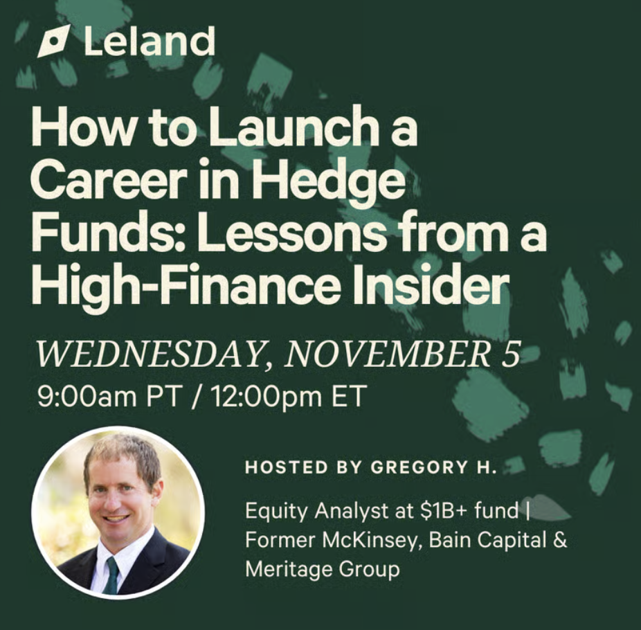 How to Launch a Career in Hedge Funds: Lessons from a High-Finance Insider