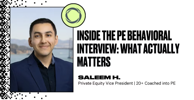Inside the PE Behavioral Interview: What Actually Matters
