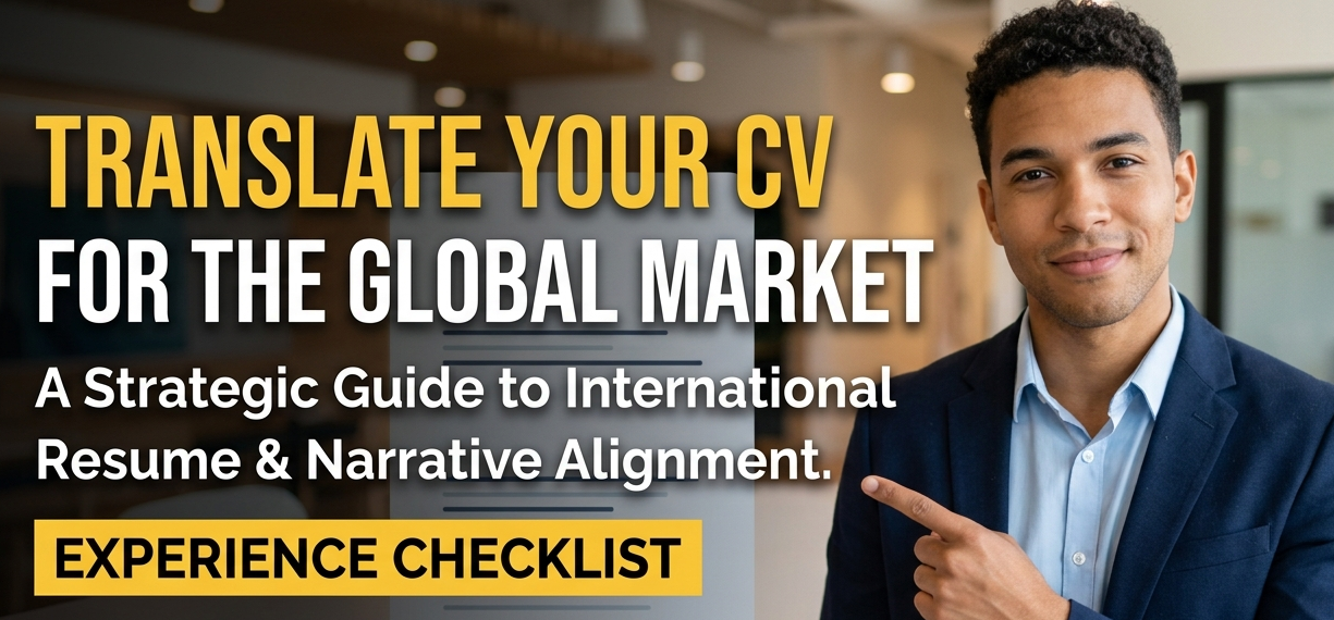 Experience Translation: International Resume & Narrative Alignment