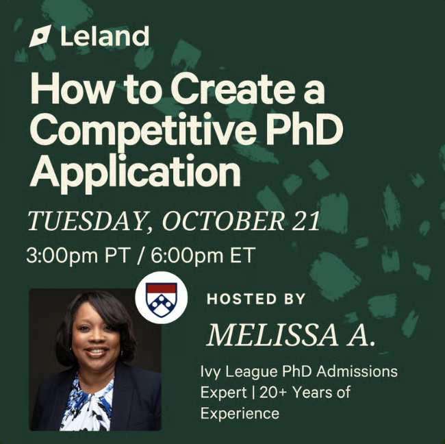 How to Create a Competitive PhD Application