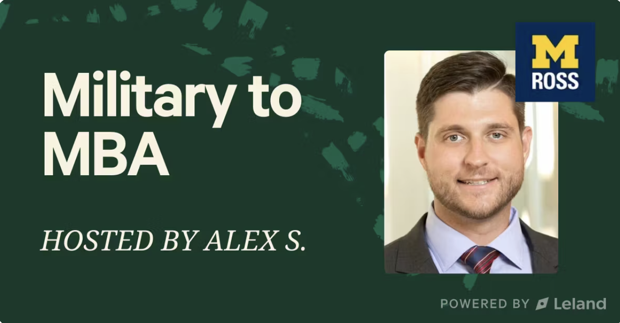 Military to MBA with Alex S.