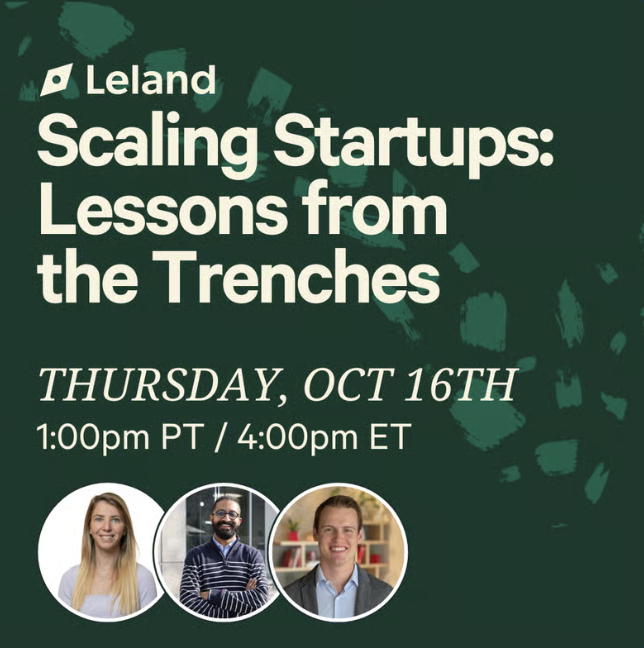 Scaling Startups: Lessons from the Trenches