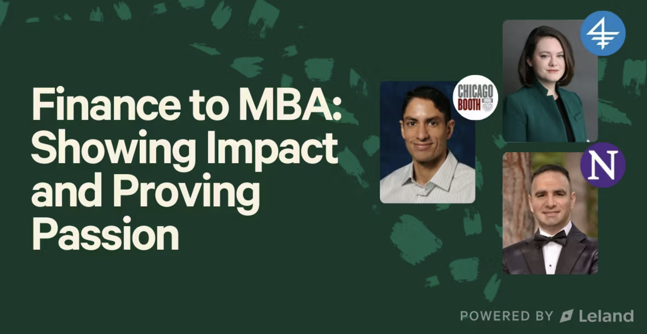 Finance to MBA: Showing Impact and Proving Passion