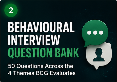 50 BCG Behavioural Questions That Actually Matter