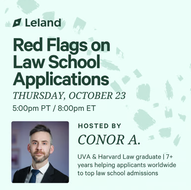 Red Flags on Law School Applications